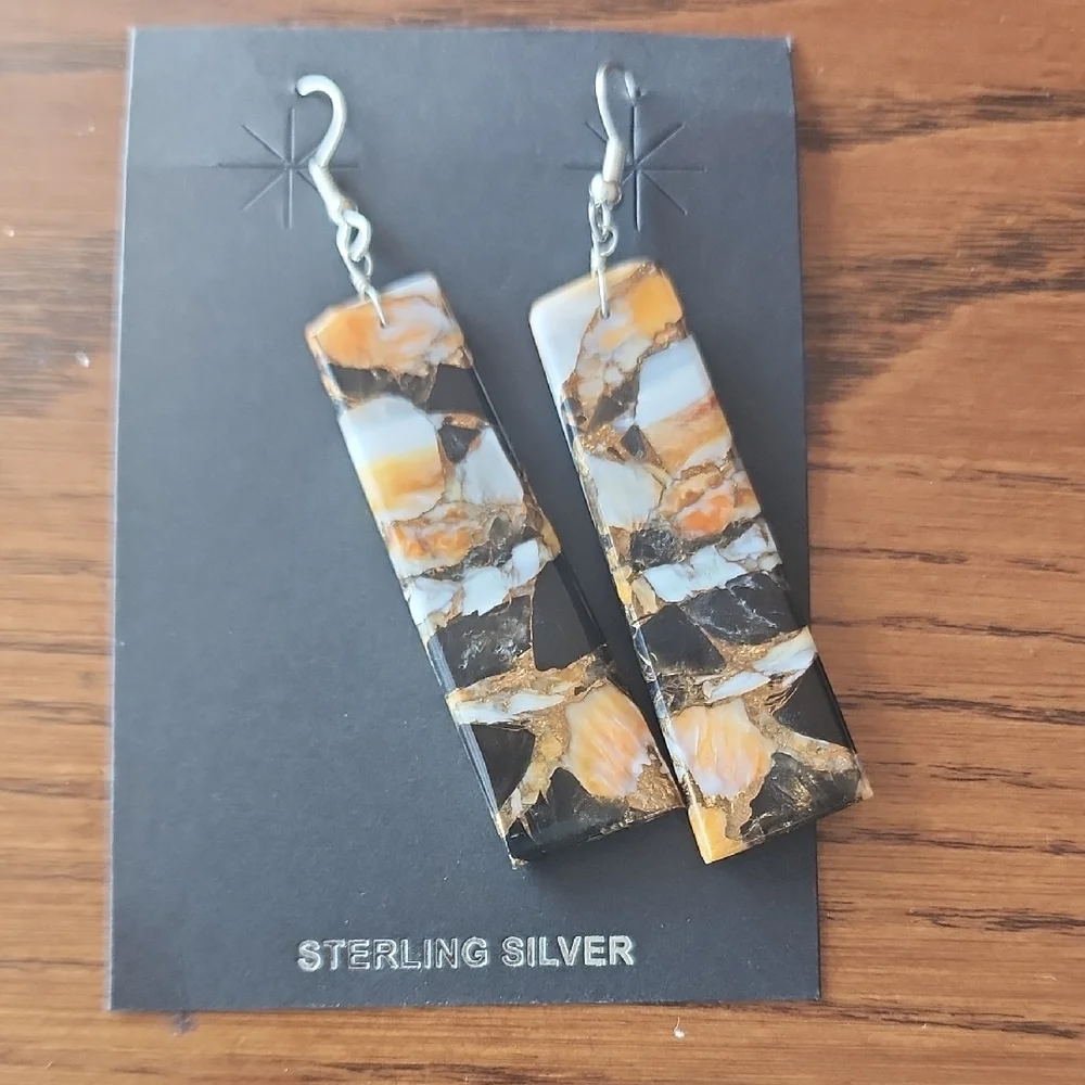 NAVAJO ARTIST Jameson Pete NATIVE MADE AMAZINGLY BEAUTIFULEarrings - Picture 6 of 11